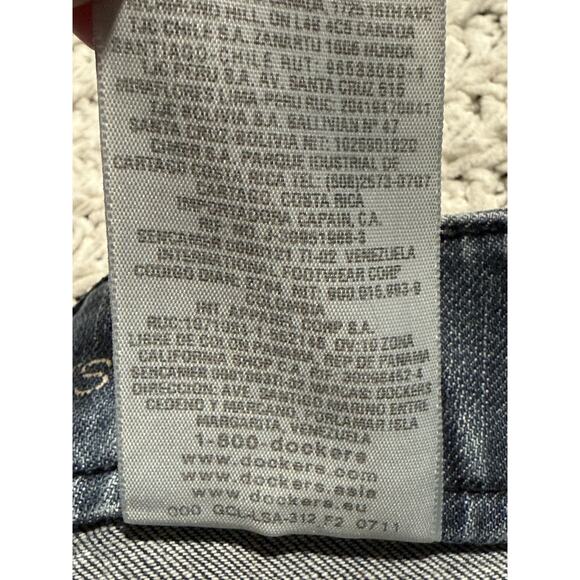 Dockers Boot Cut Jeans Low Rise Hello Smooth Women's Size 4 M Stretch Blue - Picture 11 of 11